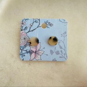 | Dainty Tortoise Shell Studs | BUNDLE ONLY